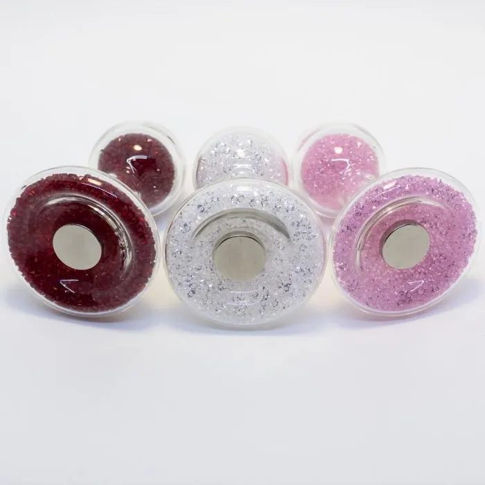 Crystal Delights Anal Crystal Delights Sparkle Bunny Tail Butt Plug 3 Colors