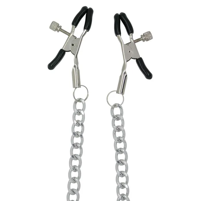 Female Sex Toys Dark Amour Adjustable Nipple Clamps With Chain
