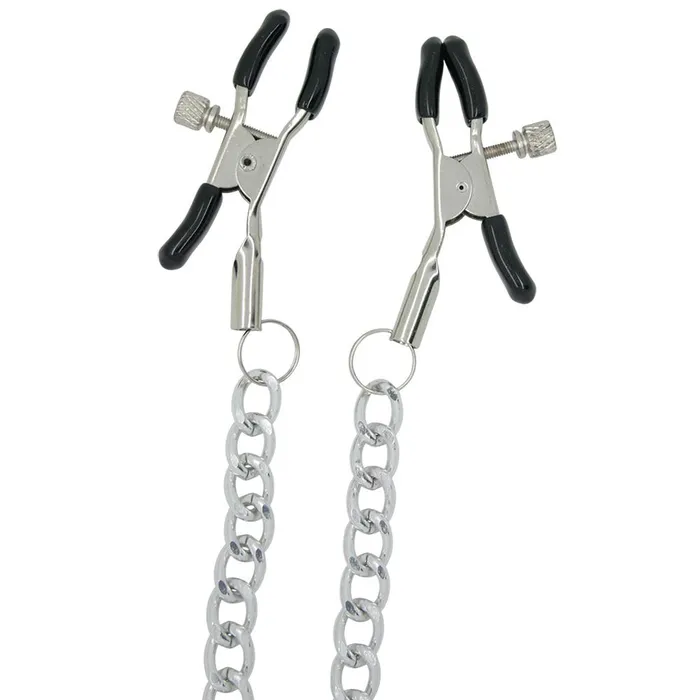 Female Sex Toys Dark Amour Adjustable Nipple Clamps With Chain