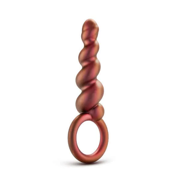 Anal Blush Novelties Anal Adventures Matrix Spiral Loop Plug Copper