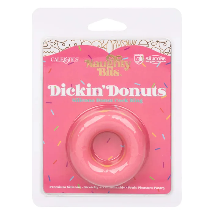 California Exotic Novelties Male Sex Toys Naughty Bits Dickin Donuts Silicone Donut Cock Ring