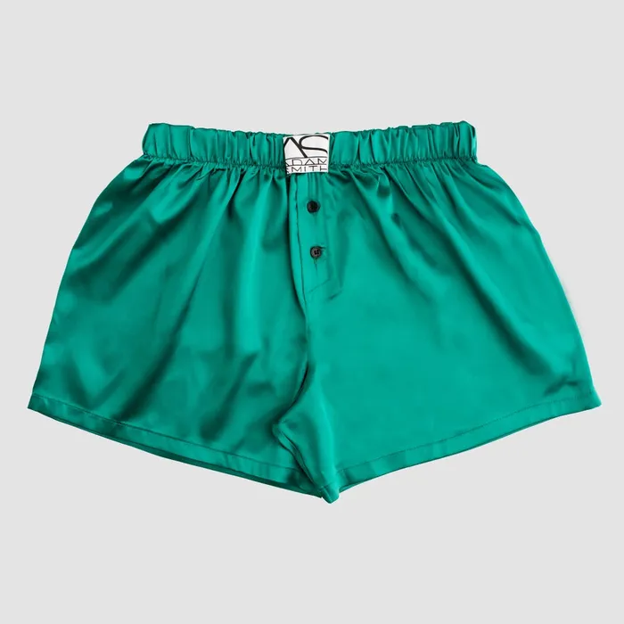 Adam Smith Female Sex Toys What a Sweetheart Silky Pouch Boxers in Green