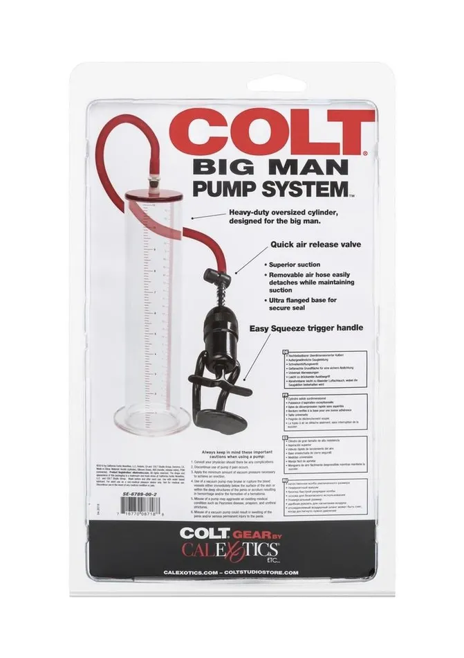 Male Sex Toys Colt Colt Big Man Pump System