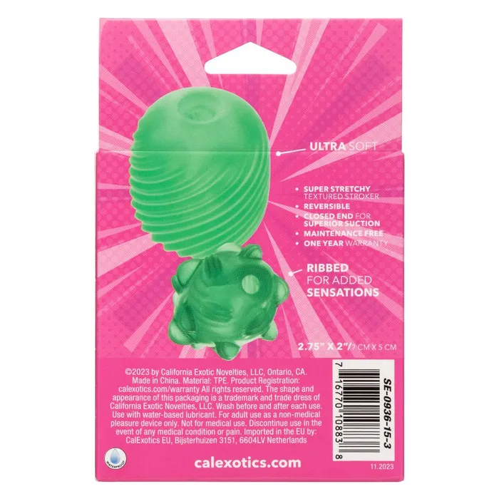CalExotics Pop Sock Textured Green Male Sex Toys CalExotics Pop Sock Textured Green Male Sex Toys
